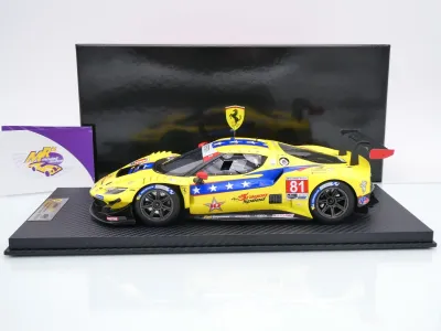 Preview: BBR Models CS18014 # Ferrari 296 GT3 #81 24h Daytona 2025 " Team Dragonspeed " 1:18