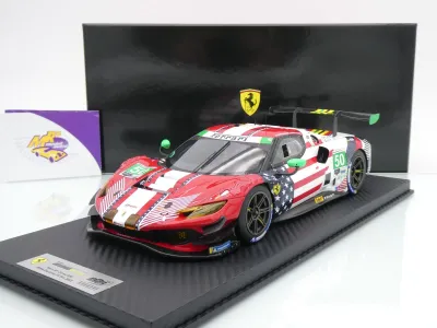 BBR Models CS18013 # Ferrari 296 GT3 #50 7th 24h Daytona 2025 " Team AF Corse " 1:18