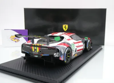 Preview: BBR Models CS18013 # Ferrari 296 GT3 #50 7th 24h Daytona 2025 " Team AF Corse " 1:18