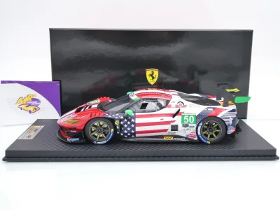 Preview: BBR Models CS18013 # Ferrari 296 GT3 #50 7th 24h Daytona 2025 " Team AF Corse " 1:18