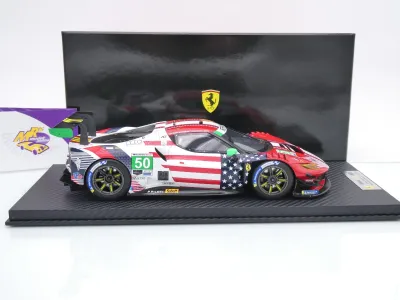 Preview: BBR Models CS18013 # Ferrari 296 GT3 #50 7th 24h Daytona 2025 " Team AF Corse " 1:18