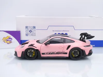 Preview: Solido S1812108 # Porsche 911 (992) GT3 RS Baujahr 2024 " Pink / Rosa " 1:18