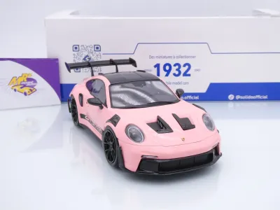 Solido S1812108 # Porsche 911 (992) GT3 RS Baujahr 2024 " Pink / Rosa " 1:18