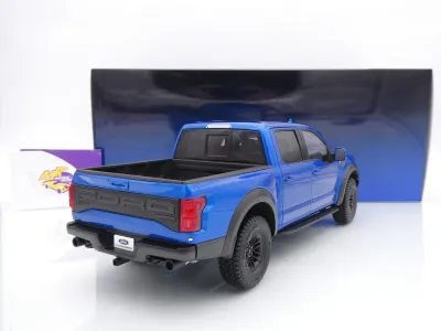 Preview: AUTOart 72949 # Ford F-150 RAPTOR Supercrew Pick-up Baujahr 2019 " Velocityblaumetallic " 1:18