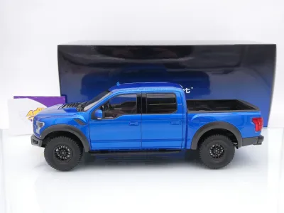 Preview: AUTOart 72949 # Ford F-150 RAPTOR Supercrew Pick-up Baujahr 2019 " Velocityblaumetallic " 1:18