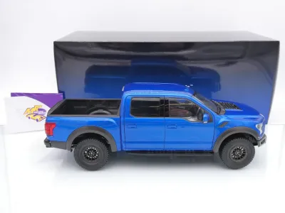 Preview: AUTOart 72949 # Ford F-150 RAPTOR Supercrew Pick-up Baujahr 2019 " Velocityblaumetallic " 1:18