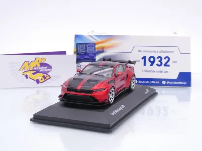 Solido S4318302 # Ford Mustang GTD Baujahr 2025 " rotmetallic-schwarz " 1:43