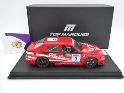 Preview: Top Marques TOP145A # Alfa Romeo 75 Turbo EVO Giro Italia 1988 " Riccardo Patrese - Miki Biasion - Tiziano Siviero " 1:18