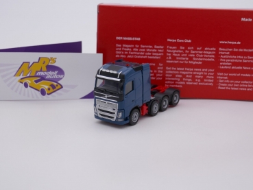 Herpa 304788-007 # Volvo FH16 Schwerlast-Zugmaschine 4-achs " ozeanblau " 1:87