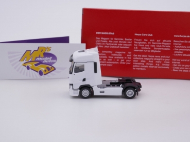Preview: Herpa 315081 # Renault T Facelift 2-achs Zugmaschine " weiß-schwarz " 1:87