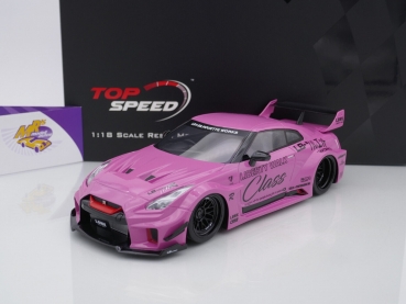 Top Speed TS0355 # Nissan 35GT-RR Vers. 1 LB-Silhouette Works GT " Pink " 1:18