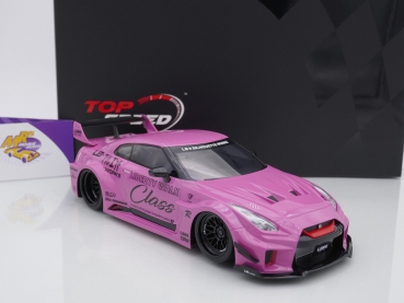 Top Speed TS0355 # Nissan 35GT-RR Vers. 1 LB-Silhouette Works GT " Pink " 1:18