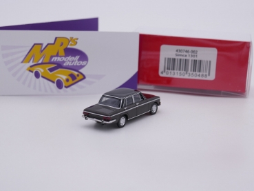 Preview: Herpa 430746-002 # Simca 1301 Special Limousine Baujahr 1970 " schwarz " 1:87