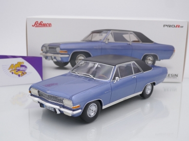 Schuco PRO.R18 00534 # Opel Diplomat A Coupe Baujahr 1966 " blaumetallic " 1:18