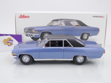 Preview: Schuco PRO.R18 00534 # Opel Diplomat A Coupe Baujahr 1966 " blaumetallic " 1:18