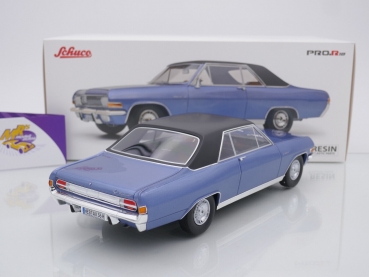 Preview: Schuco PRO.R18 00534 # Opel Diplomat A Coupe Baujahr 1966 " blaumetallic " 1:18
