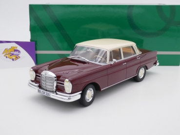 Cult CML151-2 # Mercedes Benz 220SE W111 Limousine Baujahr 1959 " dunkelrot-cremebeige " 1:18