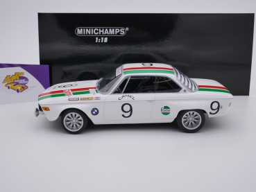 Preview: Minichamps 155712709 # BMW 2800 CS No.9 24h. Spa 1971 " Team Castrol BMW " 1:18