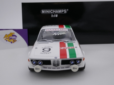 Preview: Minichamps 155712709 # BMW 2800 CS No.9 24h. Spa 1971 " Team Castrol BMW " 1:18