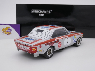 Preview: Minichamps 155722702 # BMW 2800 CS Sieger GP Nürburgring 1972 " Team Schnitzer " 1:18