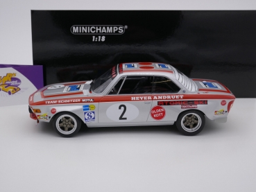 Preview: Minichamps 155722702 # BMW 2800 CS Sieger GP Nürburgring 1972 " Team Schnitzer " 1:18