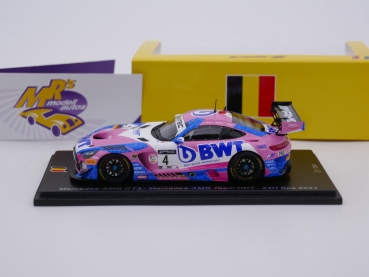 Preview: Spark SB459 # Mercedes AMG GT3 No.4 24H Spa 2021 " Team AMG HRT - BWT " 1:43