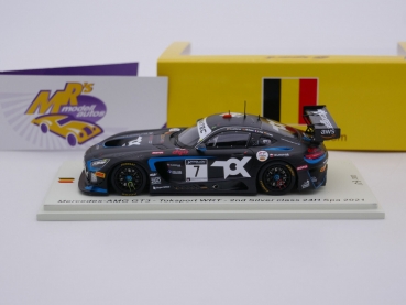 Preview: Spark SB441 # Mercedes-AMG GT3 No.7 2nd Silver Cl 24H Spa 2021 " Toksport WRT " 1:43