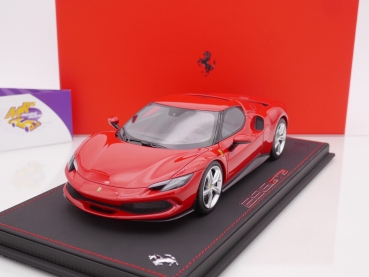 Preview: BBR P18210A # Ferrari 296 GTB Baujahr 2022 " rosa corsa 322 " 1:18 Lim. Ed. 596