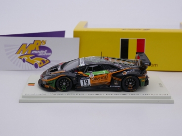 Preview: Spark SB472 # Lamborghini Huracan GT3 EVO No.19 24H Spa 2021 " Orange 1 FFF Racing " 1:43