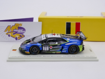 Preview: Spark SB444 # Lamborghini Huracan GT3 EVO No.77 3rd Pro-AM 24H Spa 2021 " Team Barwell Motorsports " 1:43