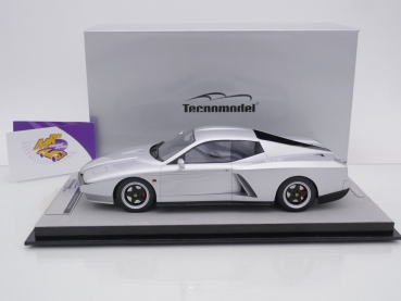 Preview: Tecnomodel TM18-272D # Ferrari Zagato FZ93 Baujahr 1993 " Nürburgring-silber " 1:18
