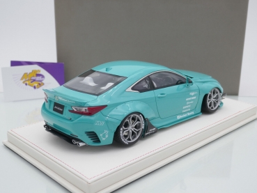 Preview: Onemodel 3 # LEXUS RC F Coupe Baujahr 2015 " Rocket Bunny - Tiffany Blue " 1:18