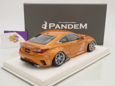 Preview: Onemodel 4 # LEXUS RC F Coupe Baujahr 2015 " Rocket Bunny Orangemetallic " 1:18