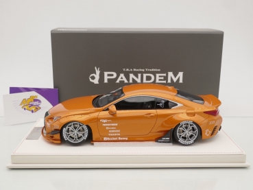 Preview: Onemodel 4 # LEXUS RC F Coupe Baujahr 2015 " Rocket Bunny Orangemetallic " 1:18