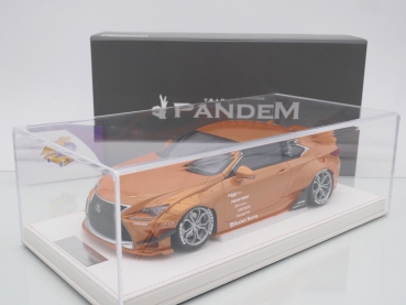 Preview: Onemodel 4 # LEXUS RC F Coupe Baujahr 2015 " Rocket Bunny Orangemetallic " 1:18