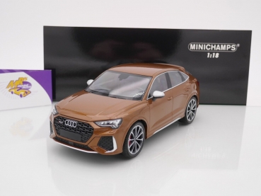 Minichamps 155018104 # Audi RS Q3 Sportback Baujahr 2019 " braunmetallic " 1:18