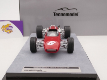 Preview: Tecnomodel TM18-264D # McLaren M4A F2 Nürburgring GP 1967 " Bruce McLaren " 1:18