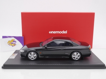 Preview: Onemodel 28 # Nissan Silvia S15 Spec-S Coupe Baujahr 2000 " Black " 1:18