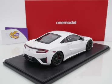 Preview: Onemodel 30 # Honda NSX Sportwagen Baujahr 2015 " Pearl White " 1:18