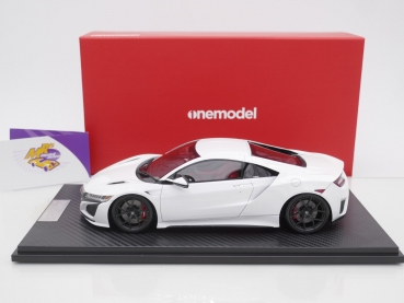 Preview: Onemodel 30 # Honda NSX Sportwagen Baujahr 2015 " Pearl White " 1:18