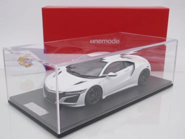 Preview: Onemodel 30 # Honda NSX Sportwagen Baujahr 2015 " Pearl White " 1:18