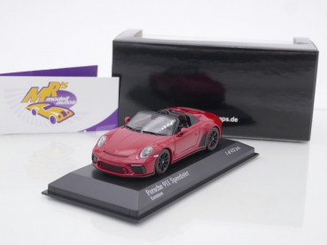 Minichamps 410061131 # Porsche 911 Speedster Cabrio Baujahr 2019 " Karminrot " 1:43