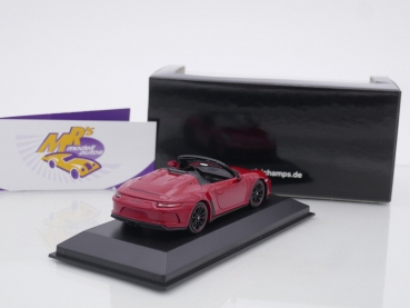 Preview: Minichamps 410061131 # Porsche 911 Speedster Cabrio Baujahr 2019 " Karminrot " 1:43