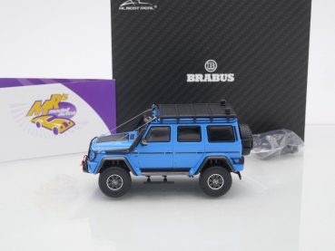 Preview: Almost Real 460307 # Mercedes-Benz 4x4² Brabus G550 Adventure Baujahr 2017 " Miami Blue / Carbon " 1:43