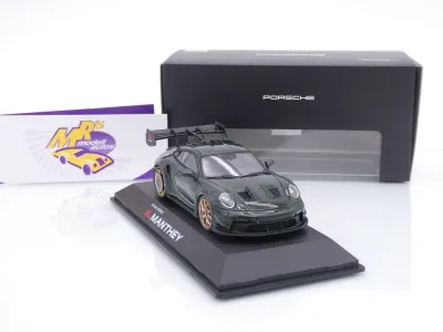 Spark WAP0203000TGT3 # Porsche 911 992 GT3 RS Manthey Kit Baujahr 2024 " Brewstergrün-metallic " 1:43