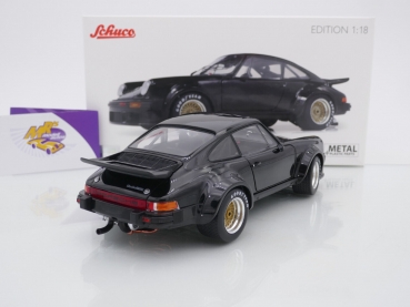 Preview: Schuco 00343 # Porsche 934 RSR Sportwagen Baujahr 1976 " schwarz " 1:18