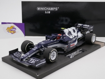 Minichamps 117210110 # Alpha Tauri AT02 F1 Bahrain GP 2021 " Pierre Gasly " 1:18