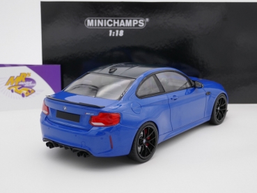 Preview: Minichamps 155021022 # BMW M2 CS F87 Baujahr 2020 " misano-blaumetallic " 1:18
