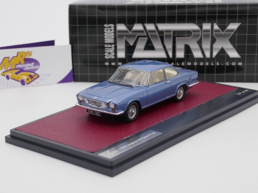 Matrix MX41001-171 # Jaguar S-Type Frua Coupe Baujahr 1966 " blaumetallic " 1:43