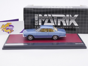 Preview: Matrix MX41001-171 # Jaguar S-Type Frua Coupe Baujahr 1966 " blaumetallic " 1:43